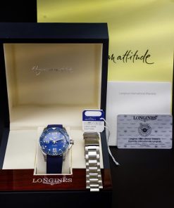 Đồng hồ Longines hydro conquest nam máy cơ mặt xanh Fake cao cấp 41mm