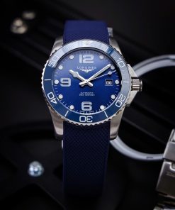Đồng hồ Longines hydro conquest nam máy cơ mặt xanh Fake cao cấp 41mm