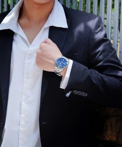 Đồng hồ Longines hydro conquest nam máy cơ mặt xanh Fake cao cấp 41mm