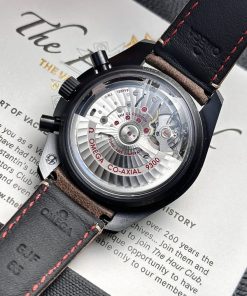 Đồng hồ Omega Speedmaster Dark Side Of The Moon Rep 11 vỏ gốm đen nhà máy OM 44mm (2)