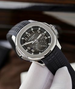 Đồng hồ Patek Philippe Aquanaut 5164A Replica 11 nam mặt xám dây cao su 40 (2)