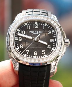 Đồng hồ Patek Philippe Aquanaut 5167 Rep 11 đính đá baguette nhà máy GR 40mm (2)