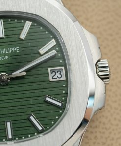 Đồng hồ Patek Philippe Nautilus 5711 mặt xanh lá cây Replica 11 nhà máy 3K 40mm (2)