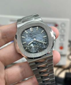 Đồng hồ Patek Philippe Nautilus 5712G Rep 11 mặt xanh blue khoá mới PPF 40mm (2)