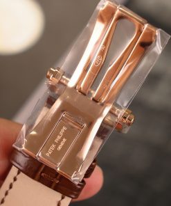 Đồng hồ Patek Philippe Nautilus 5724 rose gold dây da nâu nhà máy GR 40mm (1)