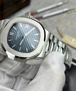 Đồng hồ Patek Philippe Nautilus 5811 Replica 11 Mặt Xanh Khoá Mới 41mm (2)