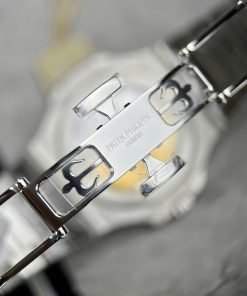 Đồng hồ Patek Philippe Nautilus 5811 Replica 11 Mặt Xanh Khoá Mới 41mm (2)