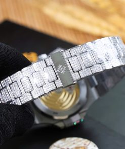 Đồng hồ Patek Philippe nam đính đá Nautilus 5719 máy Thụy Sỹ 40mm