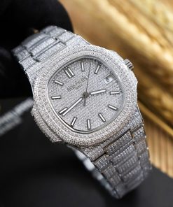 Đồng hồ Patek Philippe nam đính đá Nautilus 5719 máy Thụy Sỹ 40mm