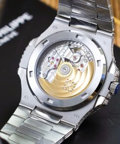 Đồng hồ Patek Philippe nam đính đá Nautilus 5719 máy Thụy Sỹ 40mm