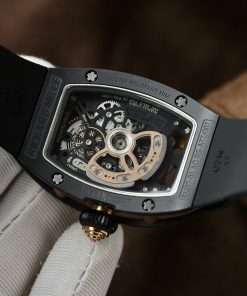 Đồng hồ Richard Mille RM07-01 Replica 11 vỏ gốm đen dây cao su 36mm (2)