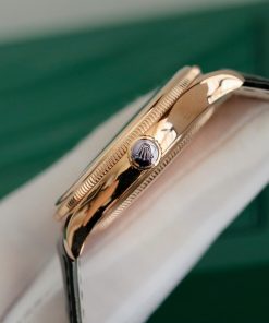 Đồng hồ Rolex Cellini 50505 Replica máy Thụy Sỹ màu đen 39mm (1)