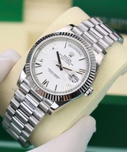 Đồng hồ Rolex Day-Date 228236 Rep 1 1 mặt trắng trọng lượng 175gram GM factory 40mm (2)