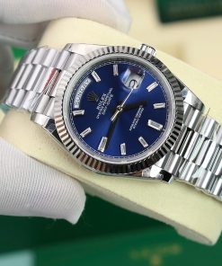 Đồng hồ Rolex Day-Date 228236 Rep 11 mặt xanh blue trọng lượng 175gram GM factory 40mm (2)