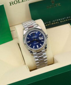 Đồng hồ Rolex Day-Date 228236 Rep 11 mặt xanh blue trọng lượng 175gram GM factory 40mm (2)