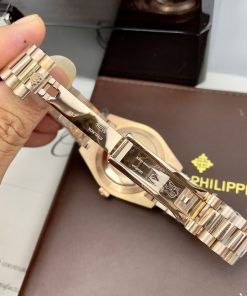 Đồng hồ Rolex Day-Date Chocolate nam cọc số la mã Fake cao cấp 38-40mm