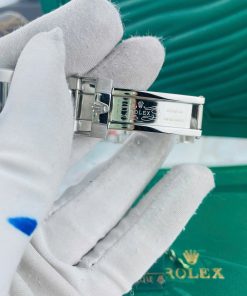 Đồng hồ Rolex Daytona Cosmograph cơ nhật mặt xanh băng Fake cao cấp 40mm