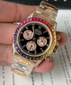 Đồng hồ Rolex Daytona Rainbow Replica cao cấp nhà máy TW 40mm (1)
