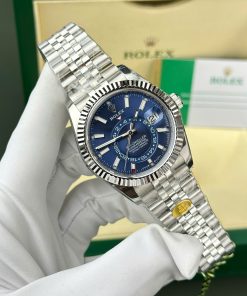 Đồng hồ Rolex Sky-Dweller 326934 Rep 11 cao cấp mặt xanh dương 42mm (2)