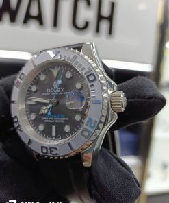 Đồng hồ Rolex Yacth Master Super Fake Mặt Xám Dây Cao Su 40mm