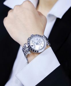 Đồng hồ nam Versace Chronograph dây kim loại Like Auth 43mm