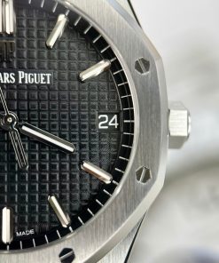 Đồng hồ Audemars Piguet Royal Oak 15500 Replica 11 mặt đen nhà máy APS 41mm (2)