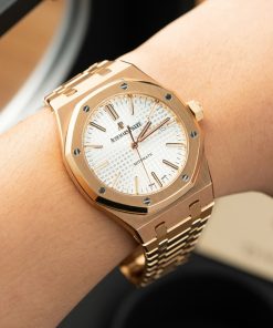 Đồng hồ Audemars Piguet Royal Oak Selfwinding 15400OR Rep 11 mặt trắng 41mm (1)