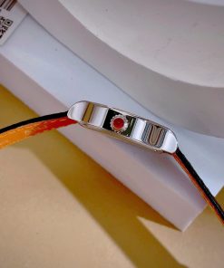 Đồng hồ Cartier Cloche De Cartier Nữ Dây Da Đen Dáng Chữ D Fake 11 29mm