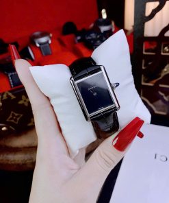 Đồng hồ Cartier Tank Louis dây da mặt chữ Nhật Fake Cao Cấp 24X32mm