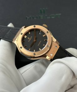 Đồng hồ Hublot Classic Fusion King Gold Replica 11 mặt đen nhà máy JJF 38mm (2)