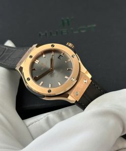 Đồng hồ Hublot Classic Fusion King Gold Replica 11 mặt xám nhà máy JJF 38mm (2)