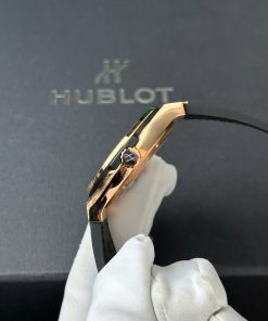 Đồng hồ Hublot Classic Fusion King Gold Replica 11 mặt xám nhà máy JJF 38mm (2)