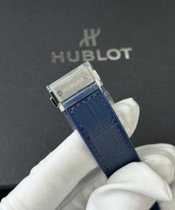 Đồng hồ Hublot Classic Fusion Titanium Rep 1 1 mặt xanh blue nhà máy JJF 38mm (2)
