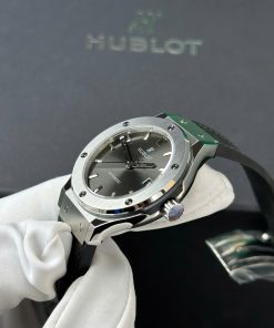 Đồng hồ Hublot Classic Fusion Titanium Replica 11 mặt xám nhà máy JJF 38mm (2)