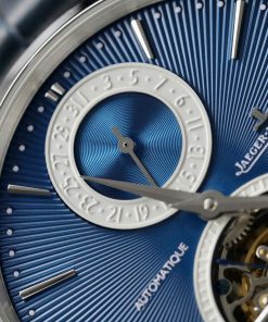 Đồng hồ Jaeger Lecoultre Master Ultra Thin Tourbillon Rep 11 màu xanh nhà máy APS 40mm (2)