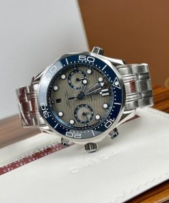Đồng hồ Omega Seamaster Diver 300M Chronograph Rep 11 cao cấp mặt xám nhà máy N1 44mm (2)