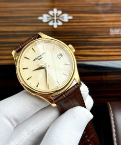 Đồng hồ Patek Philippe Calatrava 5227J Fake 11 Cao Cấp màu vàng nhà máy GR 39mm (2)