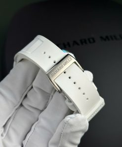 Đồng hồ Richard Mille RM055 Bubba Watson Rep 11 cao cấp vỏ gốm trắng BBR factory 45mm (2)