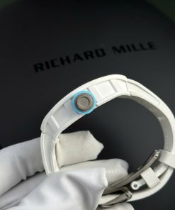 Đồng hồ Richard Mille RM055 Bubba Watson Rep 11 cao cấp vỏ gốm trắng BBR factory 45mm (2)