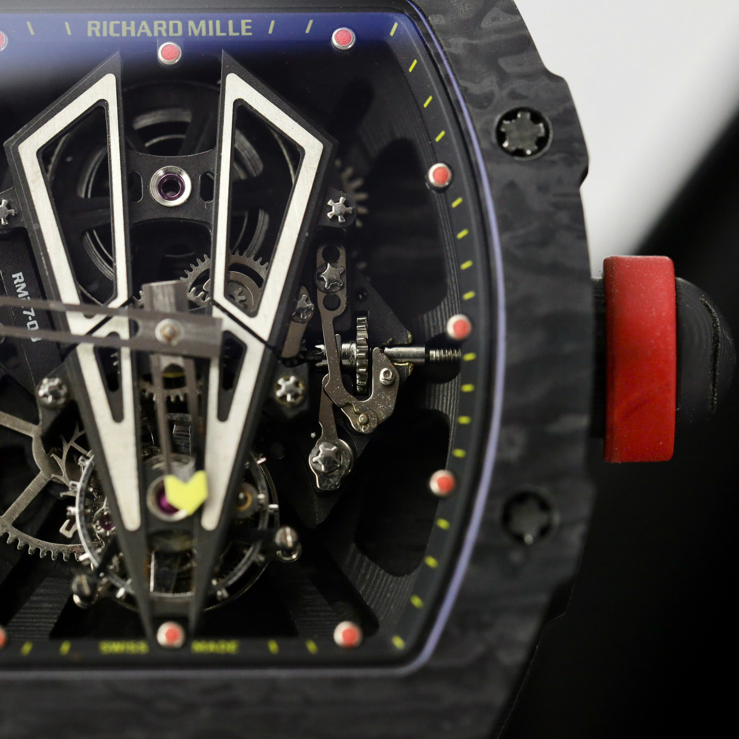 Đồng hồ Richard Mille RM27-03 Tourbilon Rep 11 cao cấp vỏ carbon 44mm (5) Đồng hồ Richard Mille RM27-03 Tourbilon Rep 11 cao cấp vỏ carbon 44mm (2)