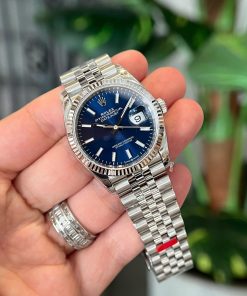 Đồng hồ Rolex DateJust 126234 mặt xanh cọc dạ quang Rep 11 nhà máy VS 36mm (2)