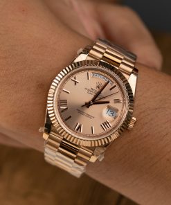 Đồng hồ Rolex Day-Date 228235 cọc số la mã trọng lượng 186gram Replica 1 1 nhà máy QF 40mm (2)