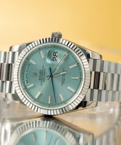 Đồng hồ Rolex Day-Date 228236 Rep 11 mặt xanh băng trọng lượng 175gram nhà máy GM 40mm (2)