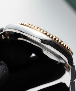 Đồng hồ Rolex Yacht-Master demi vàng hồng mặt số nâu Rep 11 cao cấp Clean factory 40mm (2)