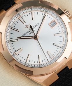 Đồng hồ Vacheron Constantin Overseas Dual Time 4500V mạ vàng hồng mặt trắng Rep 11 cao cấp 41mm (2)