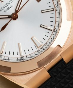 Đồng hồ Vacheron Constantin Overseas Dual Time 4500V mạ vàng hồng mặt trắng Rep 11 cao cấp 41mm (2)