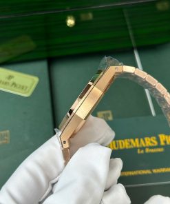 Đồng hồ Audemars Piguet Royal Oak 15407 Skeleton dial Replica 11 mạ vàng hồng 41mm (2)