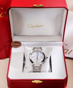 Đồng hồ Cartier Pasha De Cartier nam máy Nhật Fake cao cấp giá rẻ 41mm