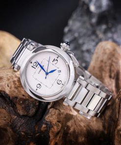 Đồng hồ Cartier Pasha De Cartier nam máy Nhật Fake cao cấp giá rẻ 41mm
