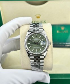 Đồng hồ Chế Tác Rolex DateJust 126234 mặt là cây nhiệt đới cọc số dạ quang VSF 36mm (2)
